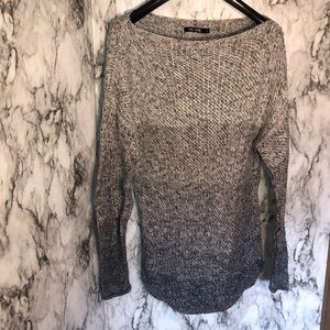 Grey-Blue Ombré Sweater